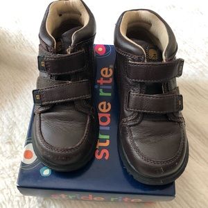 Stride rite boys brown boots